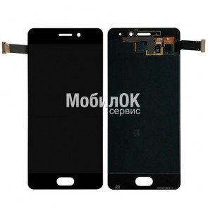 Дисплей для Meizu Pro 7 черный, с тачскрином (Amoled)