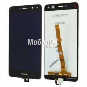 Дисплей для Huawei Y5 (2017)/Y6 (2017)/Y5 III черный (MYA-U29, MYA-L02, MYA-L22), с тачскрином