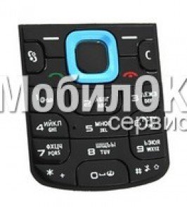 Клавиатура для Nokia 5320 синяя, рус
