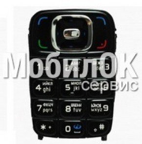 Клавиатура для Nokia 6131 черная, рус