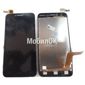 Дисплей для Lenovo A Plus (A1010a20) черный, с тачскрином