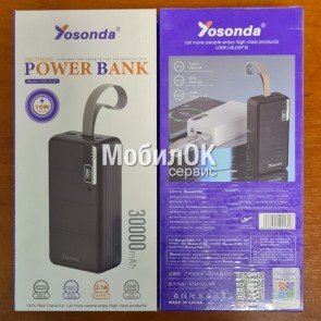 Внешний аккумулятор (PowerBank) Yosonda YXD-A131 30000 mAh белый