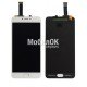 Дисплей для Meizu MX6 белый, с тачскрином