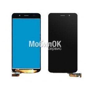 Дисплей для Huawei Y6/ Honor 4A черный (SCL-L01, SCL-L21, SCL-L31), с тачскрином