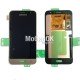 Дисплей для Samsung J120F Galaxy J1 (2016) золотой, в сборе с тачскрином, оригинал (GH97-18224B)