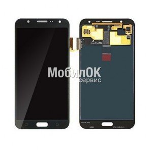 Дисплей для Samsung J700F Galaxy J7 черный, с тачскрином (In-Cell)