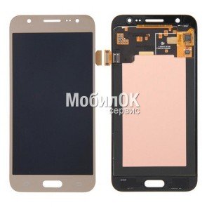 Дисплей для Samsung J500F Galaxy J5 золотистый, с тачскрином (In-Cell)
