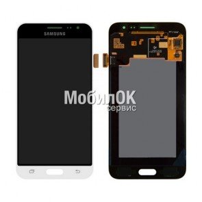 Дисплей для Samsung J320F Galaxy J3 (2016) белый, с тачскрином (In-Cell)