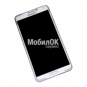 Дисплей для Samsung N900F Note 3/ N9000 Note 3 белый, полная сборка, оригинал (GH97-15083A)