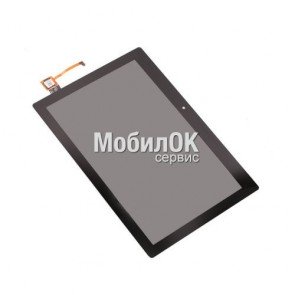 Дисплей для Lenovo Tab 2 A10-70F/Tab 2 A10-70L черный, с тачскрином China Original